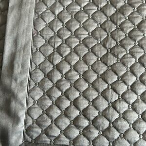 Charter Club Cotton king Shams Dark Gray